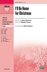 I'll Be Home for Christmas SATB choral sheet music cover